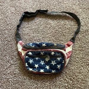 American Flag Fanny Pack/ Crossbody Bag